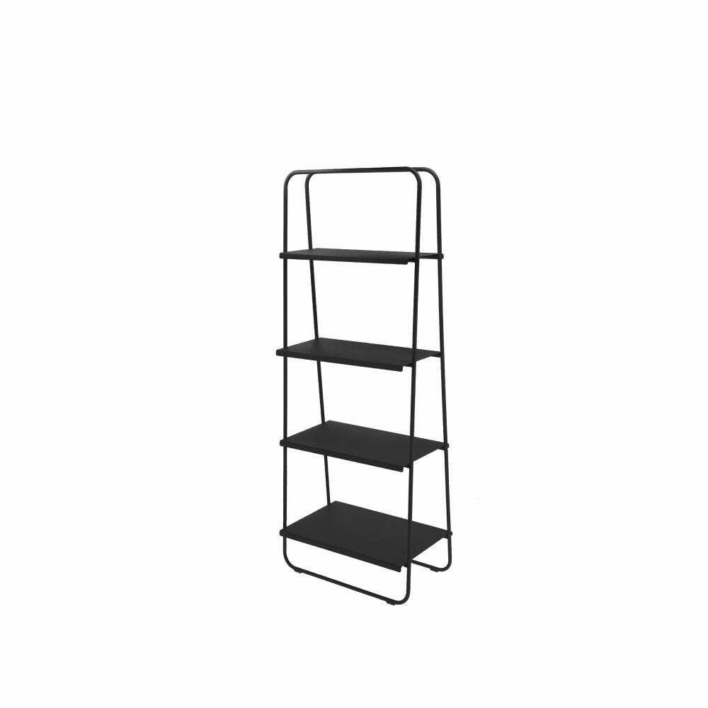 Zone Denmark Regal A-Bookshelf, Bücherregal, Standregal, Metallregal, Metall, Black, H 140.7 cm, 15386