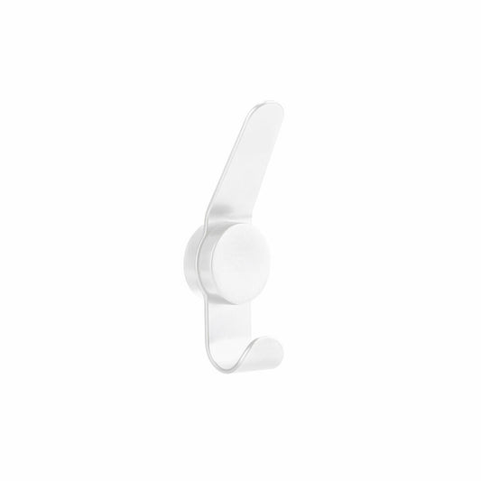 Zone Denmark Hook Puck Hook Double, wall hook, wall coat rack, wall hook, double hook, ABS, white, 23 cm, 330256