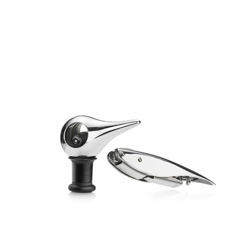 Zone Denmark Corkscrew and Wine Stopper Rocks, Bar Accessories, Bottle Stopper, Wine Stopper, High Gloss, 24464