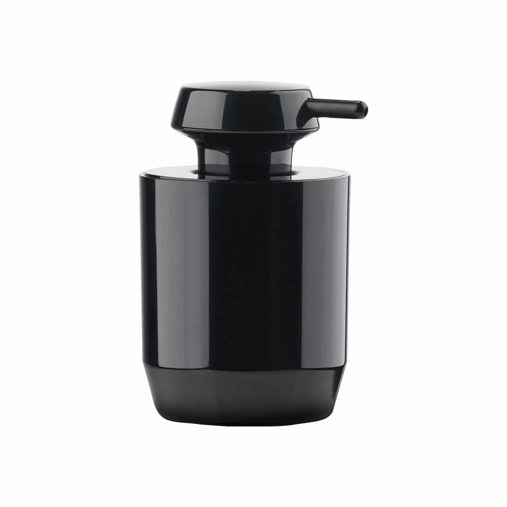 Zone Denmark Soap Dispenser Suii, Soap Dispenser, Dosing Dispenser, Plastic, Black, H 12.4 cm, 332178