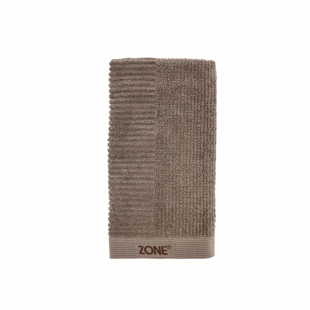 Zone Denmark Towel Classic, Bath Towel, Shower Towel, Cotton, Taupe, 100 x 50 cm, 26446