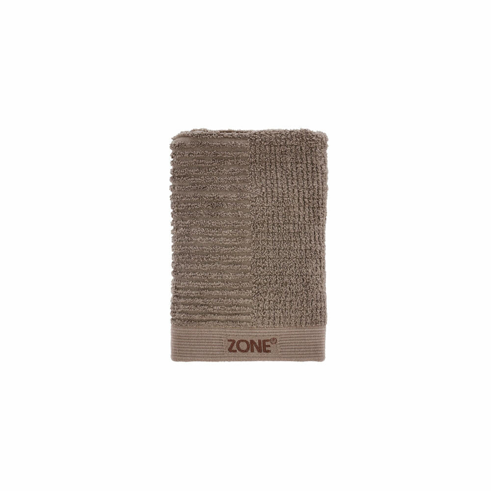 Zone Denmark Towel Classic, Bath Towel, Guest Towel, Cotton, Taupe, 70 x 50 cm, 26444