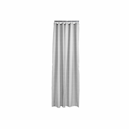 Zone Denmark Shower Curtain Tiles, Bath Curtain, Bathtub Curtain, Polyester, Soft Grey, 200 x 180 cm, 331844