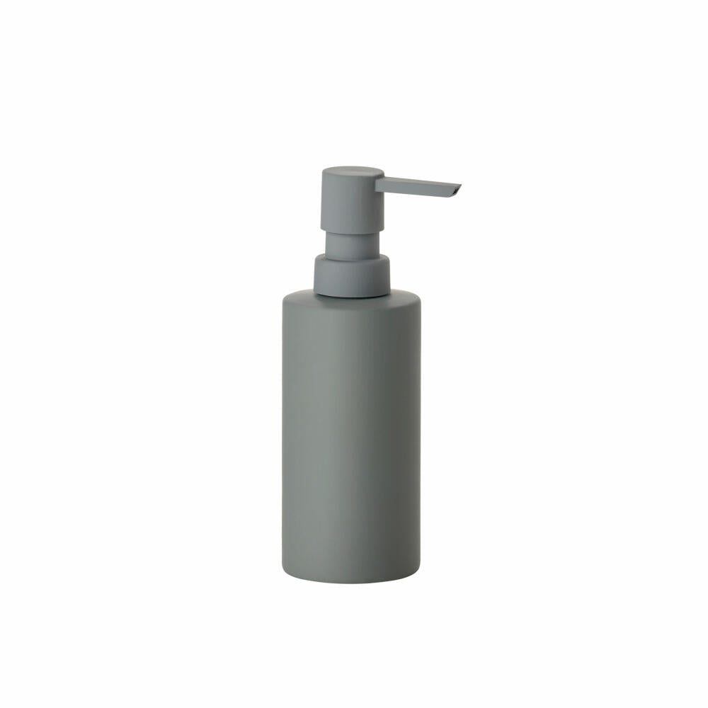 Zone Denmark Soap Dispenser Solo, Soap Dispenser, Dosing Dispenser, Porcelain, Grey, 300 ml, 330205