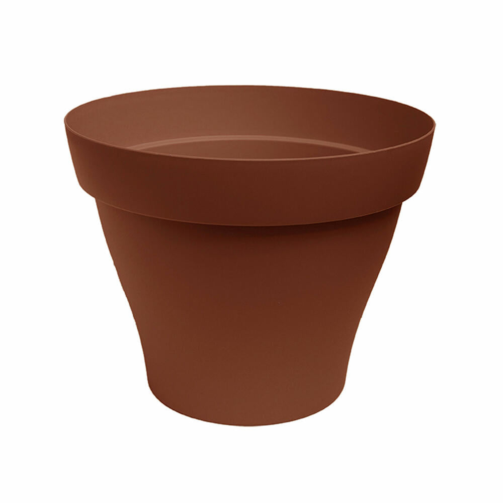 Poétic Romeo Round, flowerpot, flower tub, flower pot, planter, plastic, terracotta, Ø 33 cm, PRO35TC