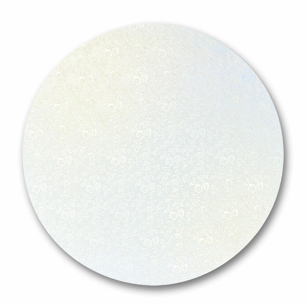 Städter cake plate round, cake plate, cake plate, cake plate, cardboard, white, Ø 35 cm, 901346