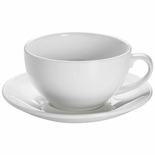 Maxwell & Williams Cappuccinotasse mit Untertasse, Kaffee, Tasse, Porzellan, 310 ml, AA2744