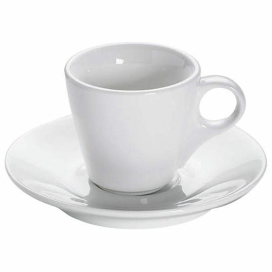 Maxwell & Williams Espressotasse, Kaffeetasse mit Untertasse, Tasse, Becher, Konisch, Porzellan, 75 ml, AA1924