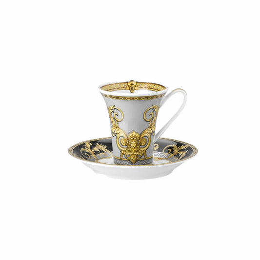 Rosenthal Versace Espresso-/Mokkatasse 2-tlg. Prestige Gala, Porzellan, 90 ml, 19325-403637-14720