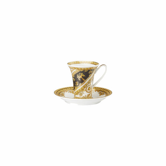 Rosenthal Versace Espresso/Mocha Cup 2-piece I Love Baroque, Porcelain, 90 ml, 19325-403651-14720