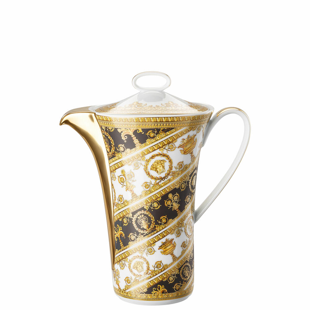 Rosenthal Versace Kaffeekanne für 6 Personen I Love Baroque, Porzellan, 1.2 L, 10490-403651-14030