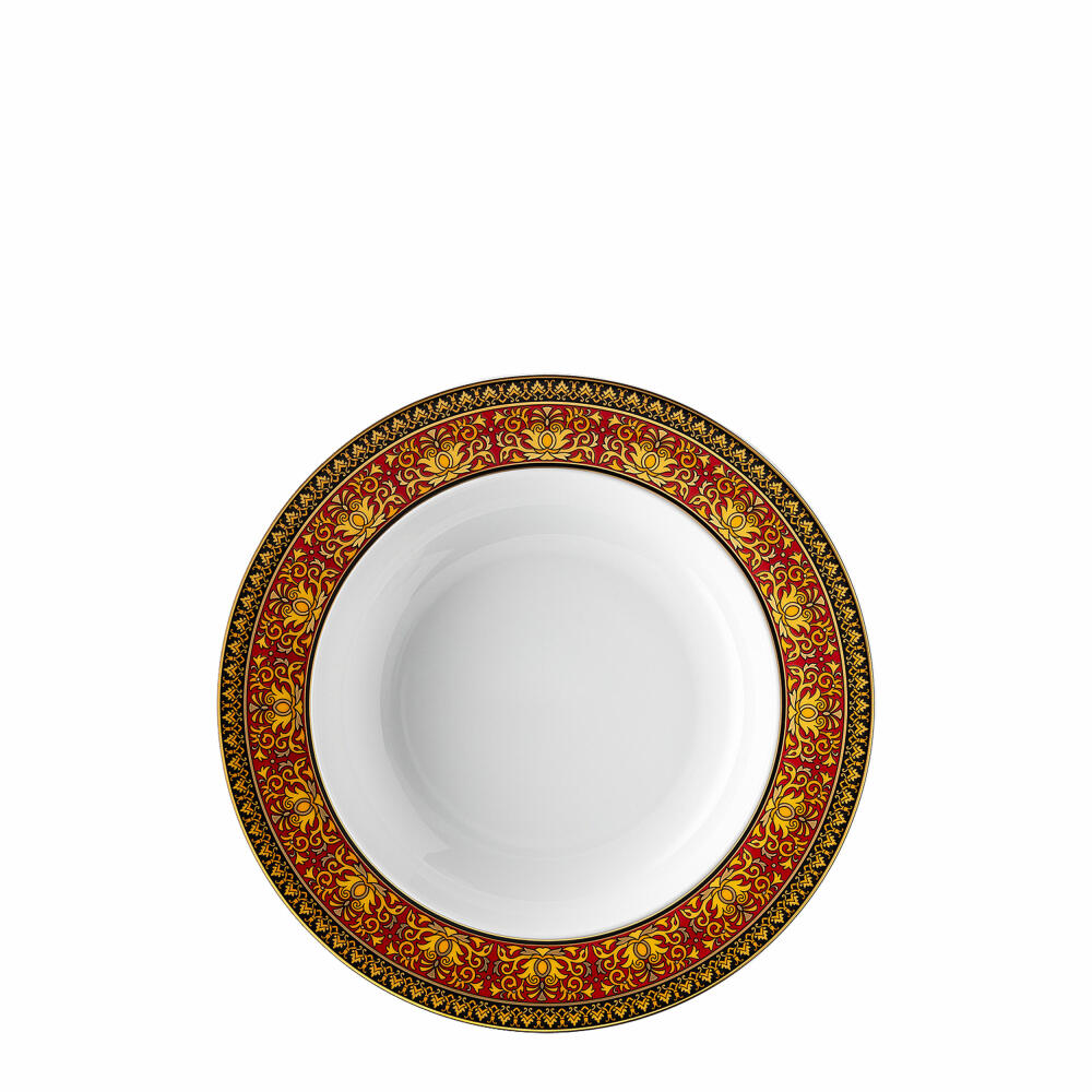 Rosenthal Versace Suppenteller Medusa, Porzellan, 22 cm, 19300-409605-10322