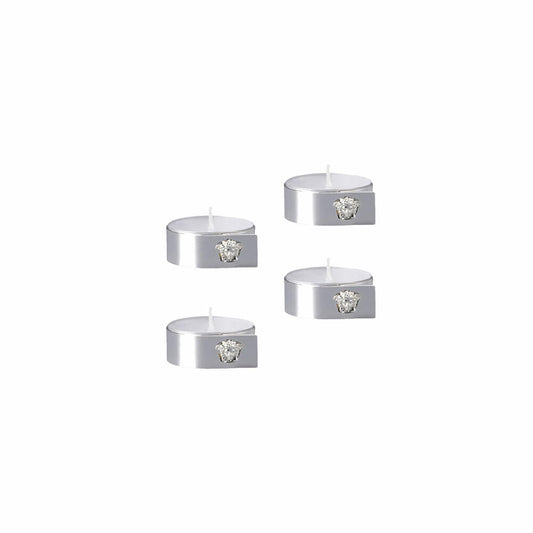 Rosenthal Versace table lights set of 4 Medusa Silver, metal, 69201-321641-05885