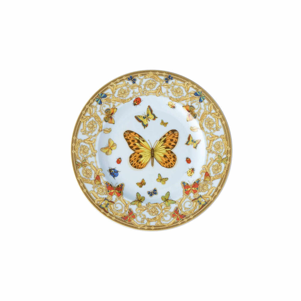 Rosenthal Versace Brotteller Le jardin de Versace, Porzellan, 18 cm, 19300-409609-10218