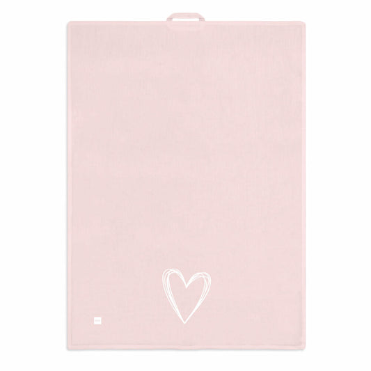 PPD Pure Heart Rosé kitchen towel, kitchen towel, tea towel, hand towel, linen / cotton, 70 x 50 cm, 185501917