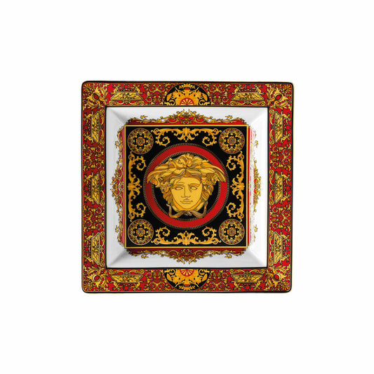 Rosenthal Versace Schale Medusa, Porzellan, 22 cm, 14085-102721-25822