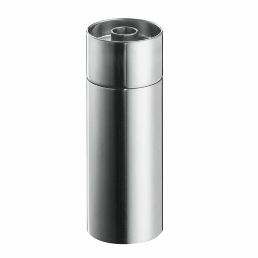 Stelton AJ Pfeffermühle, Ø 5cm, Höhe 12,5cm, Designer Pfeffermühle, Edelstahl, AJ Cylinder Line, 017-1