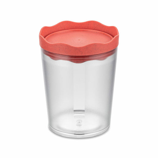 Koziol Vorratsdose Prince M, luftdichter Vorratsbehälter, Kunststoff, Nature Coral, 750 ml, 7085704