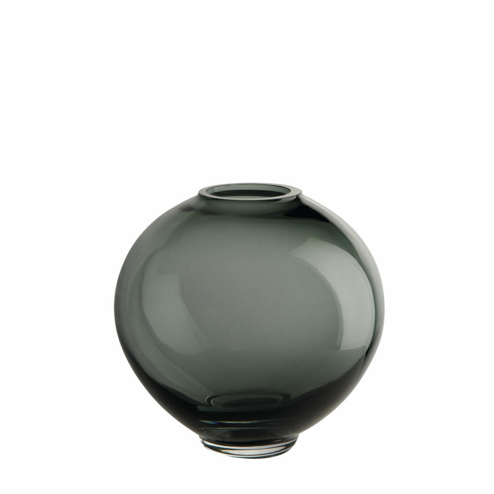 ASA Selection Vase Mara Grey, Dekovase, Dekovase, Glas, Grau glänzend, 16.5 cm, 94002290