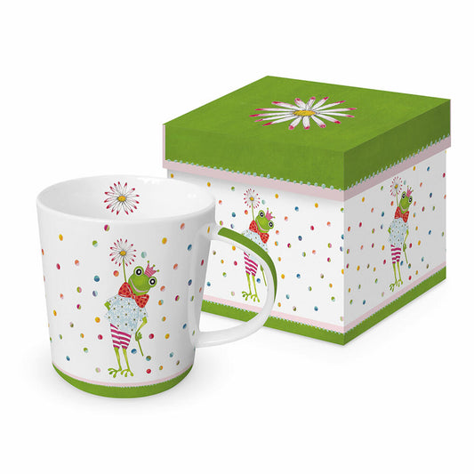 PPD Happy Frog Trend Mug, in gift box, mug, coffee mug, cup, New Bone China, 400 ml, 160302221