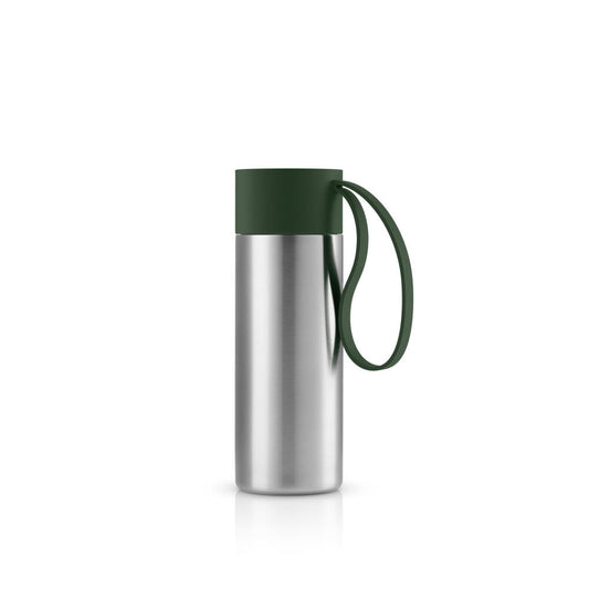 Eva Solo To Go Cup, Edelstahl, Kunststoff, Silikon, Emerald Green, 0.35 L, 567037