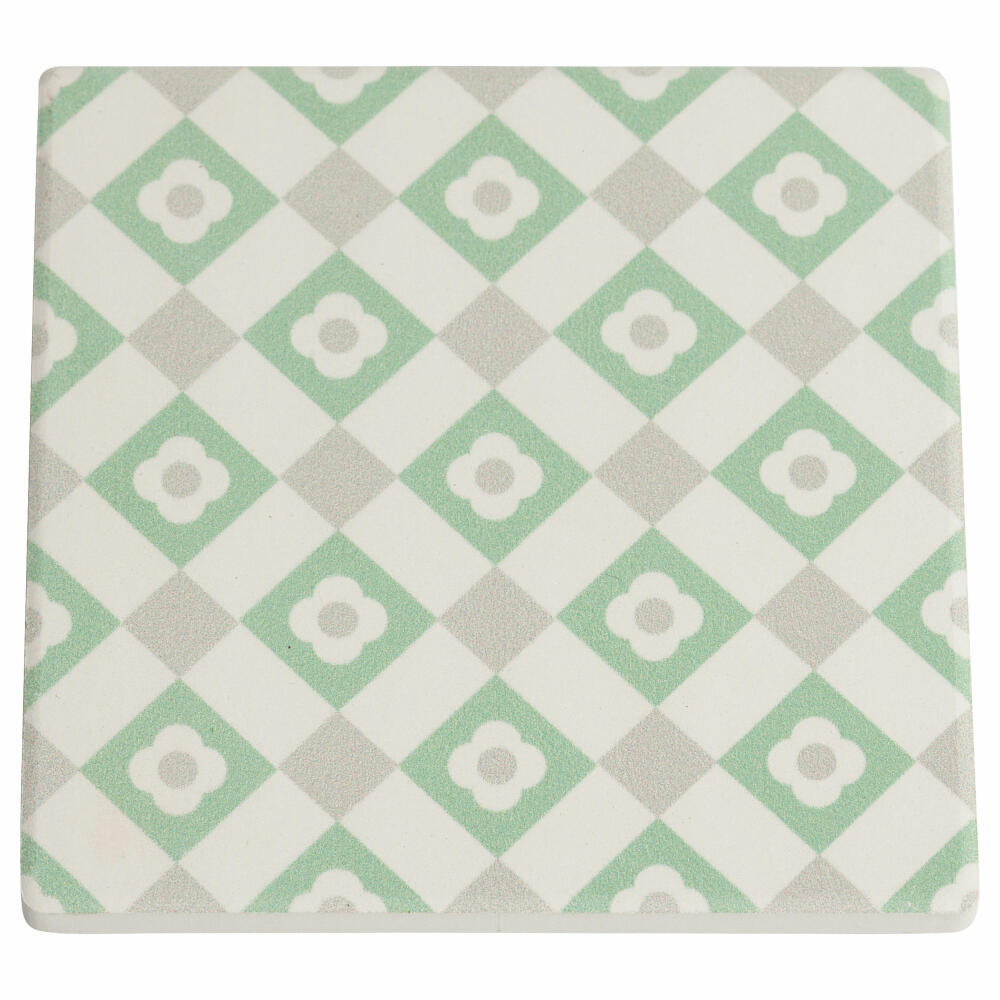 Maxwell &amp; Williams Medina Ceramic Coaster Safi, Ceramic Tray, Tray, Ceramic / Cork, Multi-Colour, 9.5 cm, DU0017