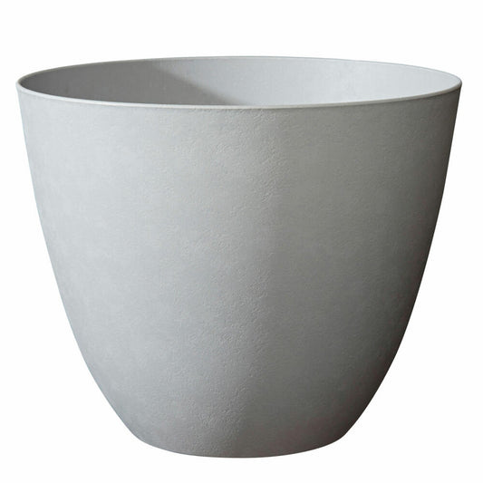 Poétic Element Rund, Blumentopf, Blumenkübel, Blumen Topf, Pflanzkübel, Kunststoff, Beton, Ø 39.3 cm, PELPRD40BT