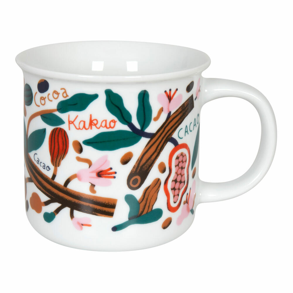 Könitz Becher Julia Kluge - Cacao, Kaffeebecher, Tasse, Kaffeetasse, Porzellan, 380 ml, 11 1 971 2613