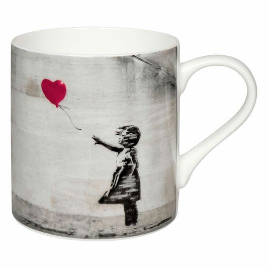 Könitz Becher Banksy - Girl with Balloon, Tasse, Kaffeebecher, Bone China, Bunt, 385 ml, 11 2 004 2721