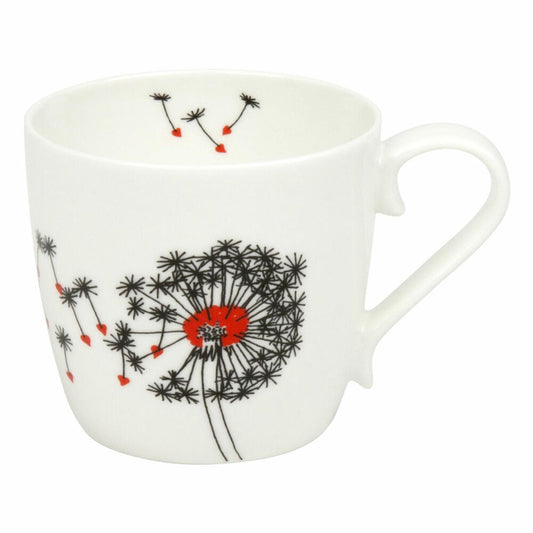 Könitz HEARTS Dandelion Becher, Tasse, Kaffeetasse, Bone China, Pusteblume, 415 ml, 11 2 057 1920