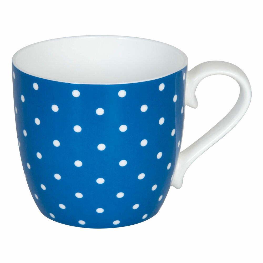 Könitz Little Dots Turquoise Mug, Cup, Coffee Cup, Bone China, Blue, 400 ml, 11 2 057 2343