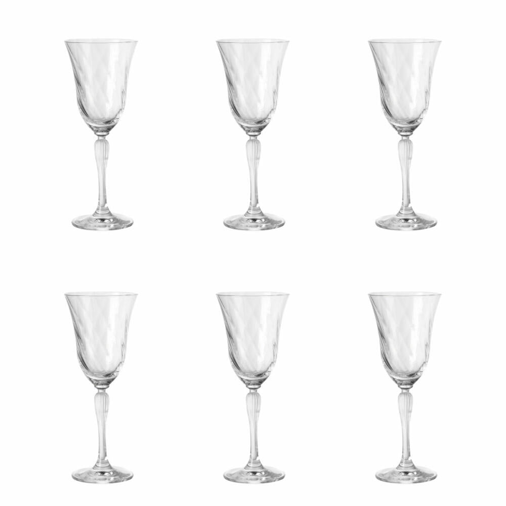 Leonardo Volterra white wine glass set of 6, white wine glass, clear glass, glass, 100 ml, 17735
