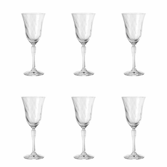 Leonardo Volterra white wine glass set of 6, white wine glass, clear glass, glass, 100 ml, 17735
