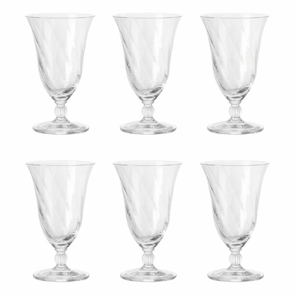 Leonardo Volterra Wasserglas 6er Set, Wasser Trinkglas, Saftglas, Klarglas, Glas, 160 ml, 17733