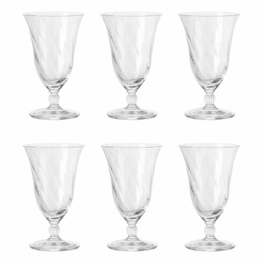 Leonardo Volterra water glass set of 6, water drinking glass, juice glass, clear glass, glass, 160 ml, 17733