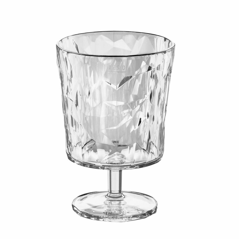 Koziol Crystal 2.0 S Glas, Trinkbecher, Saftglas, Wasserbecher, Transparent Klar, 250 ml, 3577535