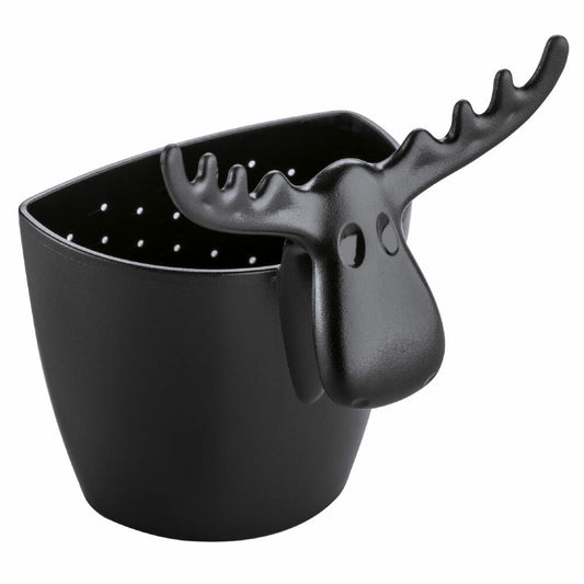 Koziol Rudolf, Teesieb, Teefilter für die Tasse, Dekoration, Solid Schwarz, 3233011