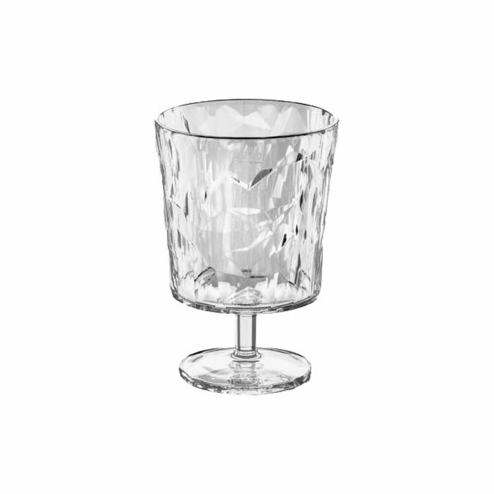 Koziol Crystal 2.0 S Glas, Trinkbecher, Saftglas, Wasserbecher, Transparent Klar, 250 ml, 3577535