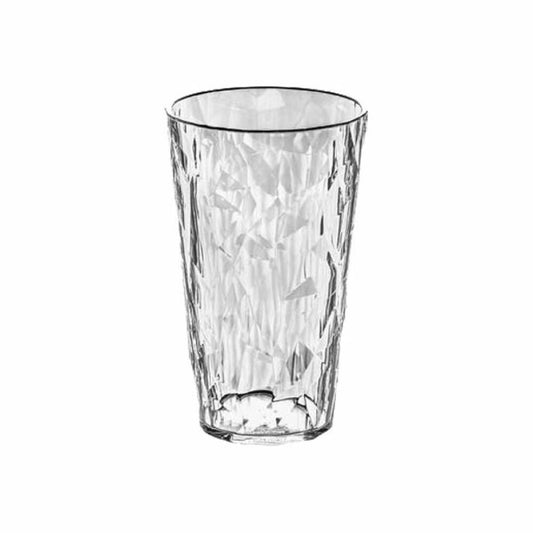 Koziol Crystal 2.0 L Glas, Trinkbecher, Saftglas, Wasserbecher, Transparent Klar 450 ml, 3578535