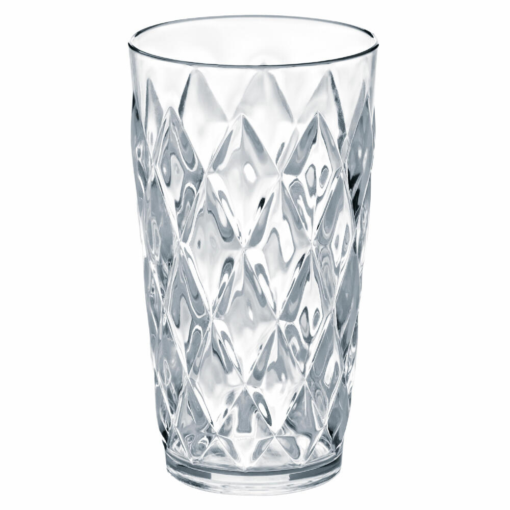 Koziol Crystal L, Becher, Trinkbecher, Trinkglas, 450ml, Transparent Klar, 3544535