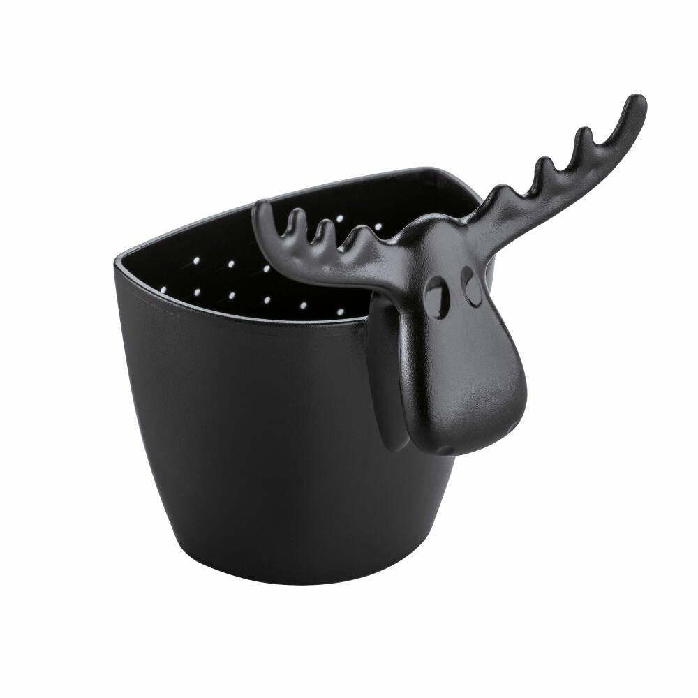 Koziol Rudolf, Teesieb, Teefilter für die Tasse, Dekoration, Solid Schwarz, 3233011