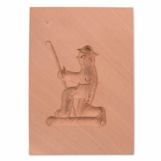 Städter Springerle-Model Shepherd, wooden embossing form, cookie form, speculatius form, wood, 5.5 x 8 cm, 841093