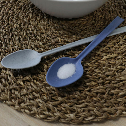 Koziol Spoon long Palsby, long spoon, kitchen spoon, thermoplastic, Organic Blue, 19.9 cm, 3838671