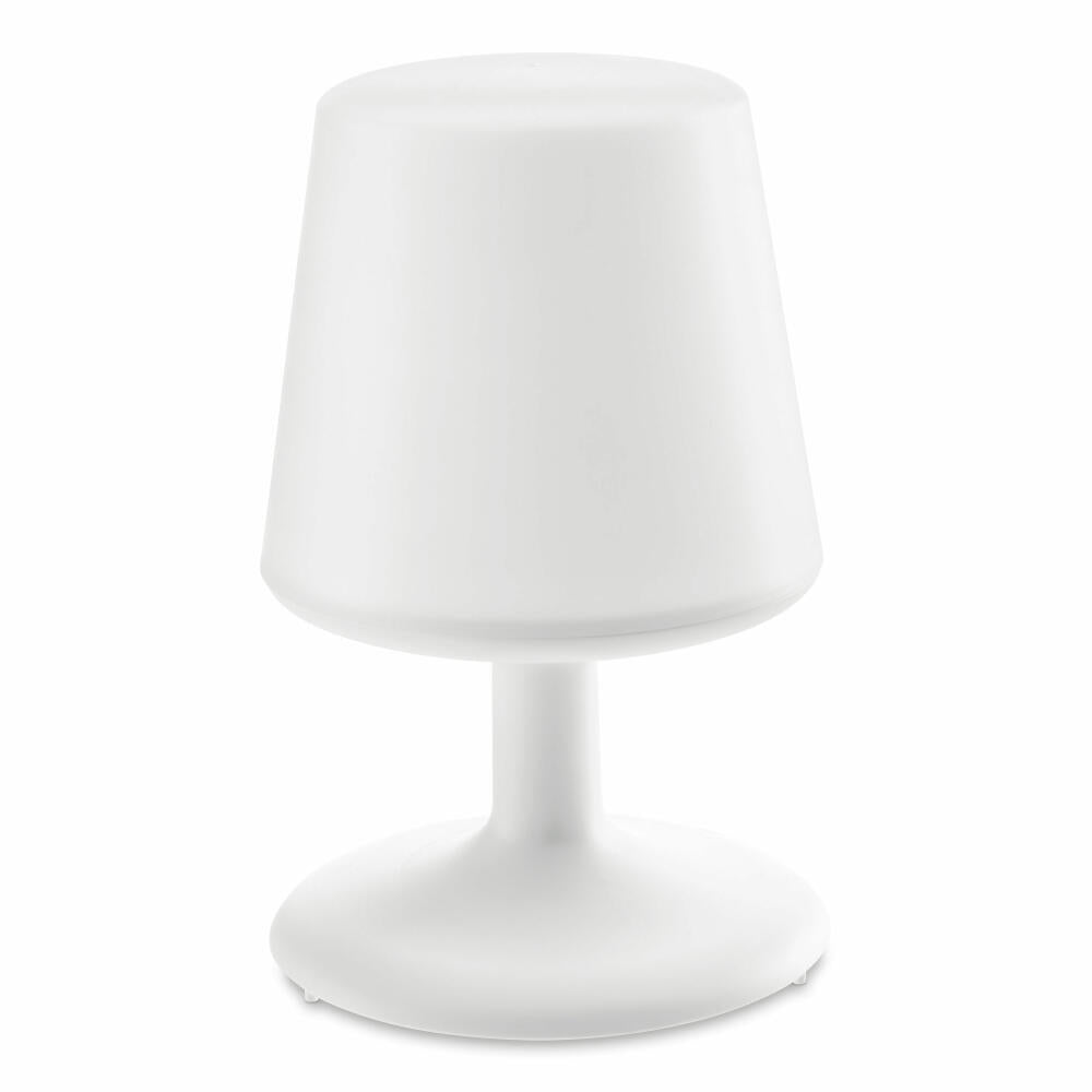 Koziol Light To Go Lampe, Tischlampe, Leuchte, Tischleuchte, Dekolampe, Kunststoff, Cotton White, 28 cm, 3799525