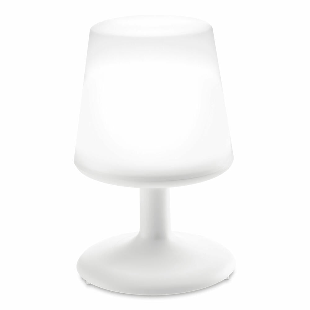 Koziol Light To Go Lampe, Tischlampe, Leuchte, Tischleuchte, Dekolampe, Kunststoff, Cotton White, 28 cm, 3799525