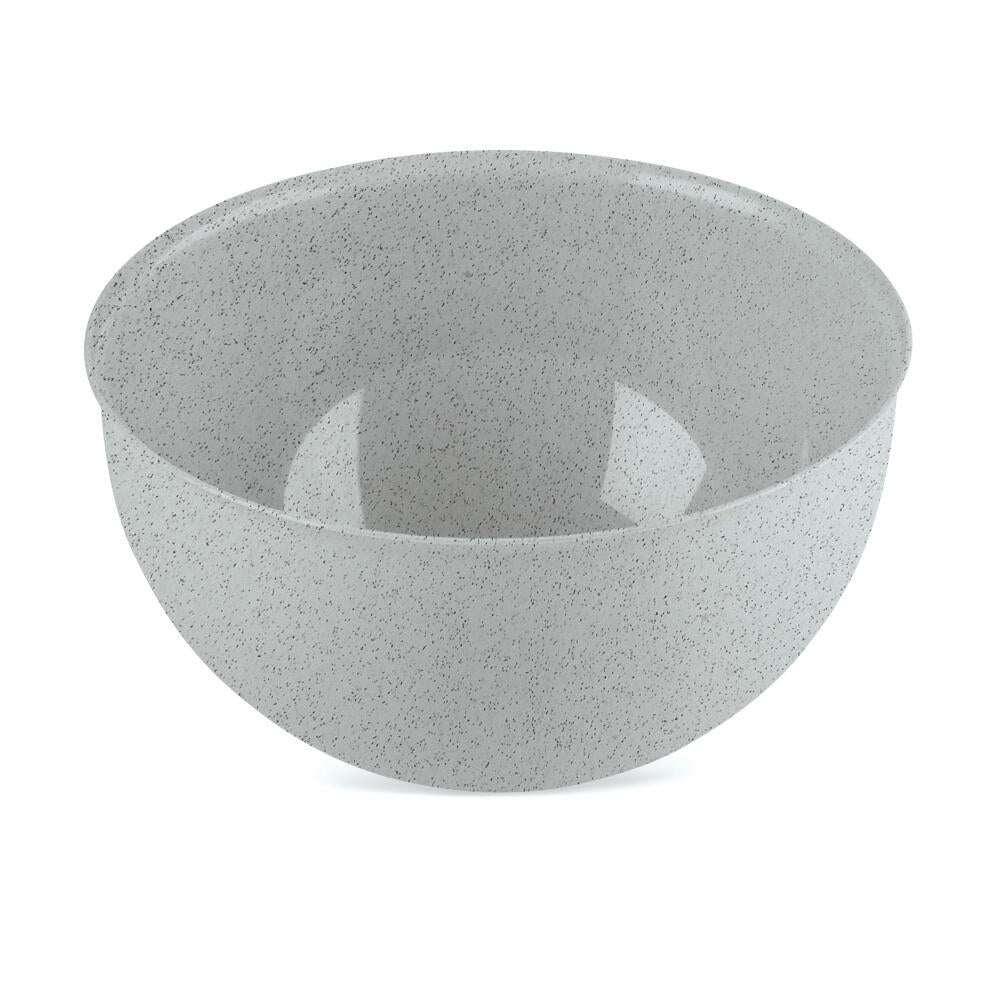 Koziol Palsby M Schüssel, Schale, Schälchen, Salatschüssel, Obstschale, Kunststoff, Organic Grey, 2 L, 3805670