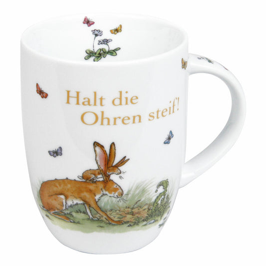 Könitz Halt Die Ohren Steif Becher, Tasse, Kaffeetasse, Porzellan, Hasen, 380 ml, 11 1 103 0778