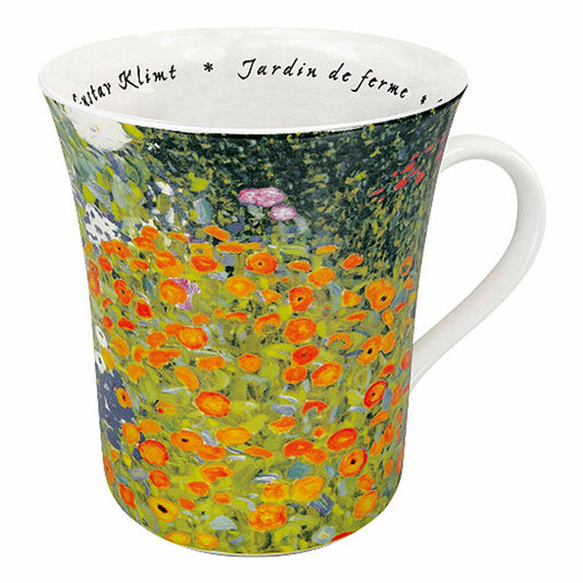 Könitz Les Fleurs Klimt mug, Jardin de Ferme, cup, coffee cup, porcelain, Les Fleurs Klimt, 410 ml, 11 1 100 0688
