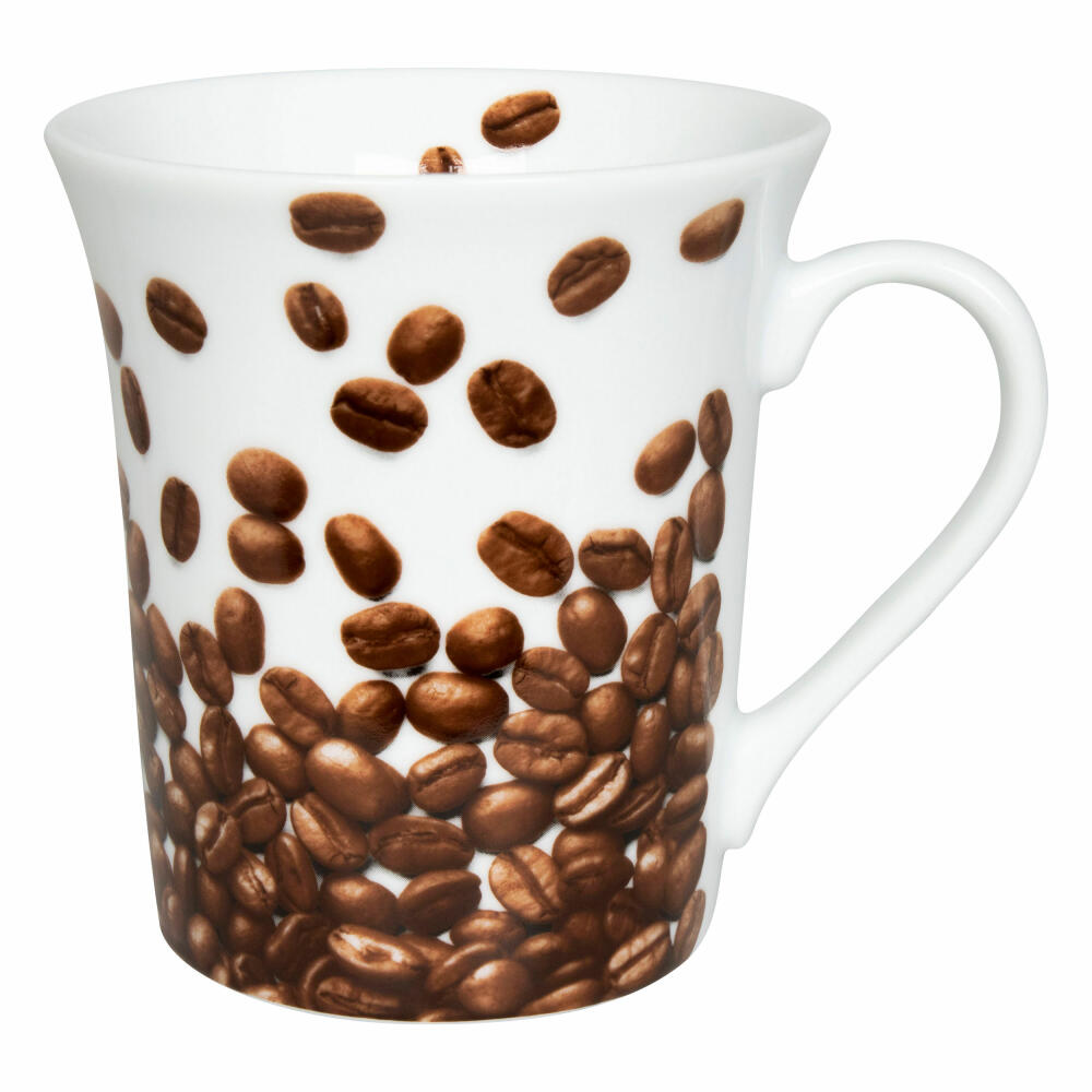 Könitz Becher Coffee Beans, Tasse, Kaffeebecher, Porzellan, Bunt, 410 ml, 11 1 100 2713