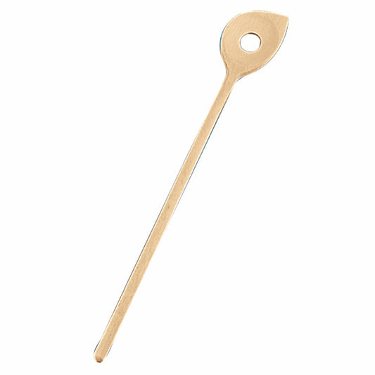 Städter cooking spoon pointed with hole, cooking spoon, stirring spoon, kitchen spoon, kitchen helper, wood, 30 cm, 818026